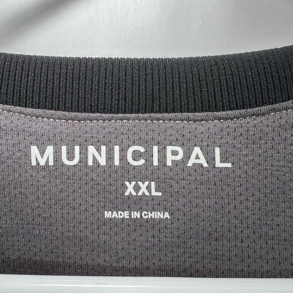 Municipal Sport Utility Gear Pullover Windbreaker Jacket Mens XXL 2XL Beige EUC - Picture 8 of 13